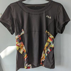 XL Women black Fila T-shirt